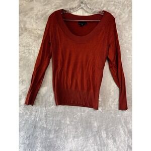 ATTENTION SMALL PLUM LONG SLEEVE PULLOVER SWEATER ‎ Dark Academia
